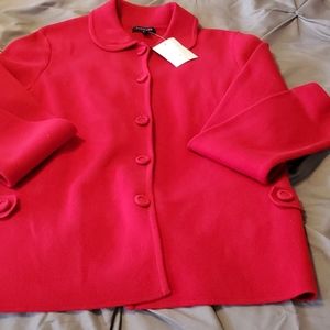 Lands end sweater jacket nwot